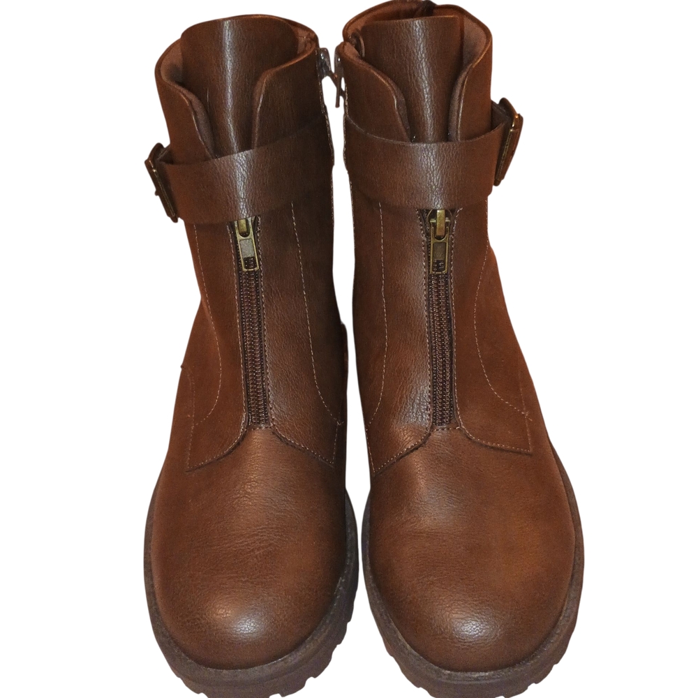 Elegant Brown Ankle Booties